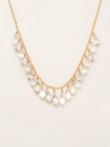 Holly Yashi Lorelei Wedding Necklace - Clear    
