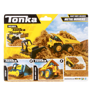 Tonka Metal Movers - Bulldozer & Dumptruck    