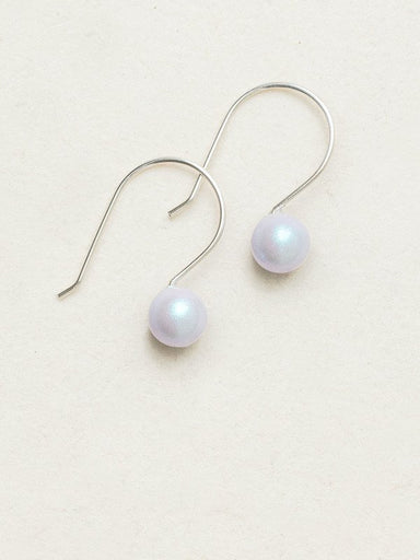 Holly Yashi Julianna Pearl Drop Earrings - Iridescent Blue/Silver    