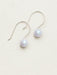 Holly Yashi Julianna Pearl Drop Earrings - Iridescent Blue/Silver    