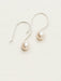 Holly Yashi Julianna Pearl Drop Earrings - White/Silver    