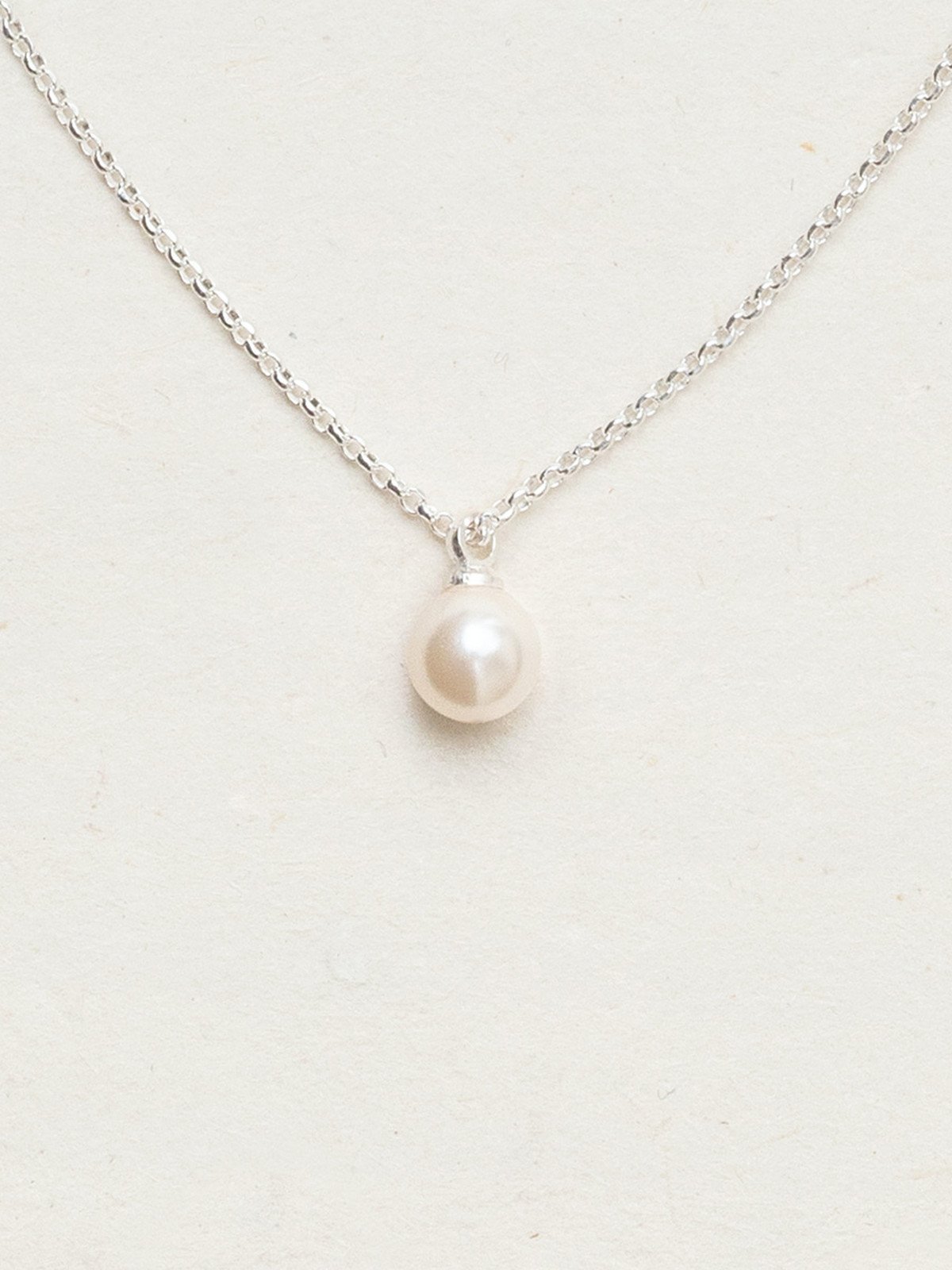 Holly Yashi Julianna Pearl Pendant Necklace - White/Silver    