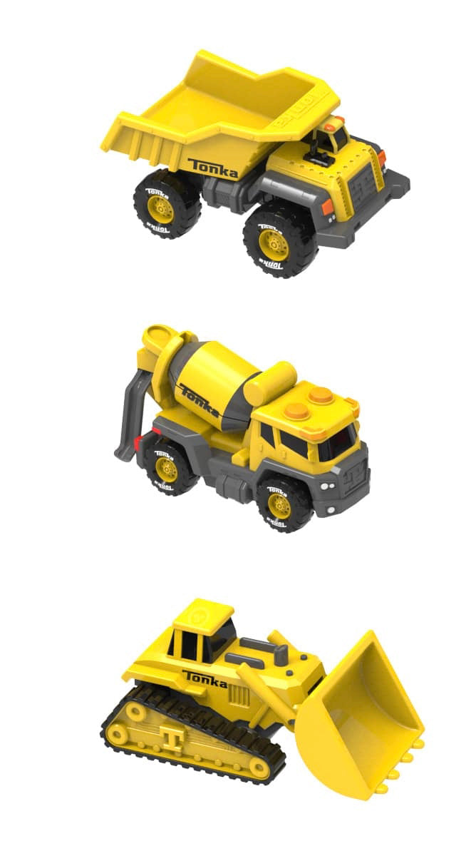 Tonka Micro Metals - Construction Vehicles    