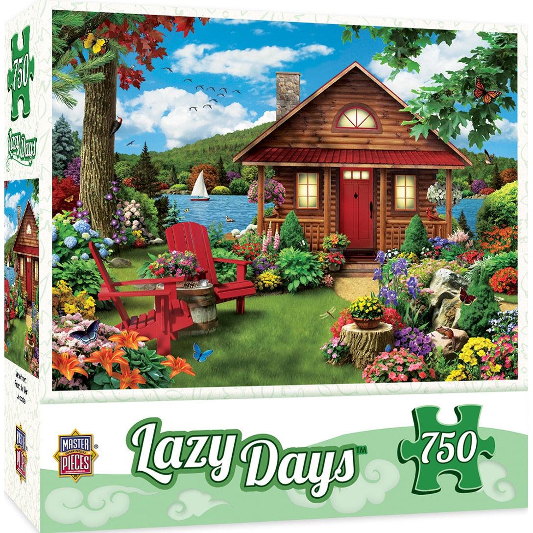 Lazy Days - Waterfront 750 Piece Puzzle    