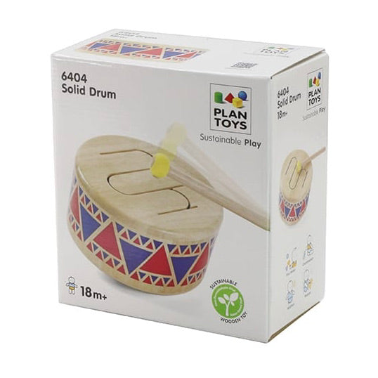 Plan Toys Solid Drum — Bird in Hand - Main Image