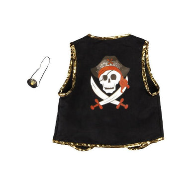 Pirate Vest With Eye Patch Size 4-7    