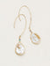 Holly Yashi Margo Open Hoop Earrings - Blush / Gold    