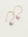 Holly Yashi Julianna Pearl Drop Earrings - Pink / Gold    
