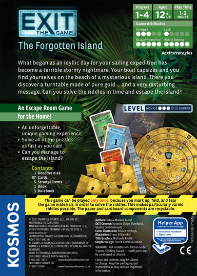The Forgotten Island - Exit The Game    