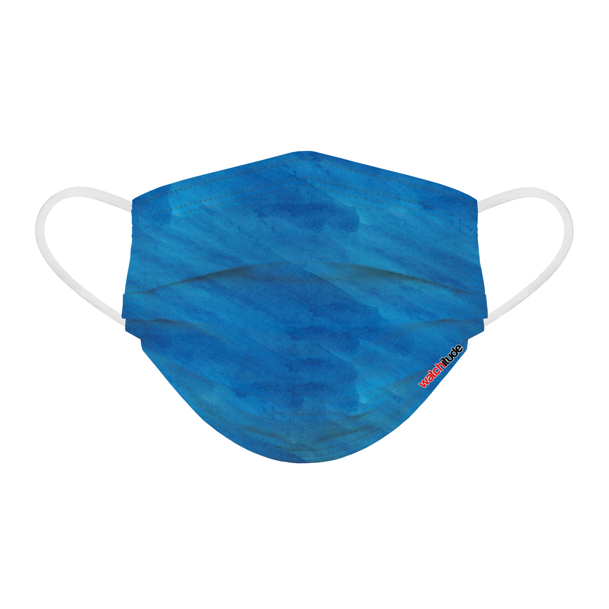 6 Pack Disposable Masks - Ocean & Slate    