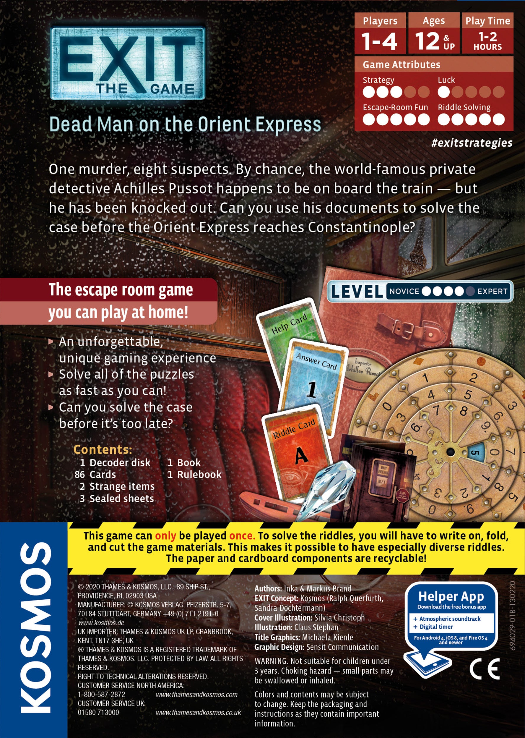 Dead Man on The Orient Express - Exit The Game    
