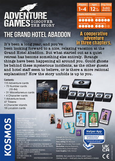 Adventure Games The Grand Hotel Abaddon    