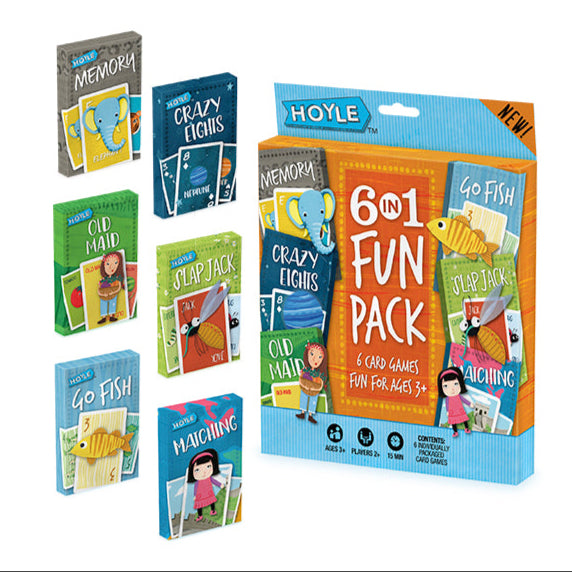 Hoyle 6 in 1 Fun Pack - 6 Card Games    