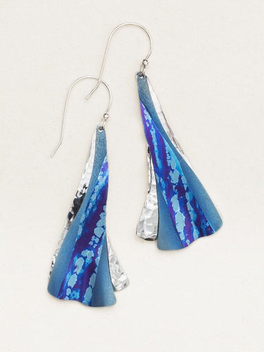 Holly Yashi Sea Swirl Earrings - Blue    