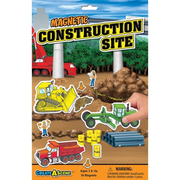 Magnetic Play Scene - Construction Site    