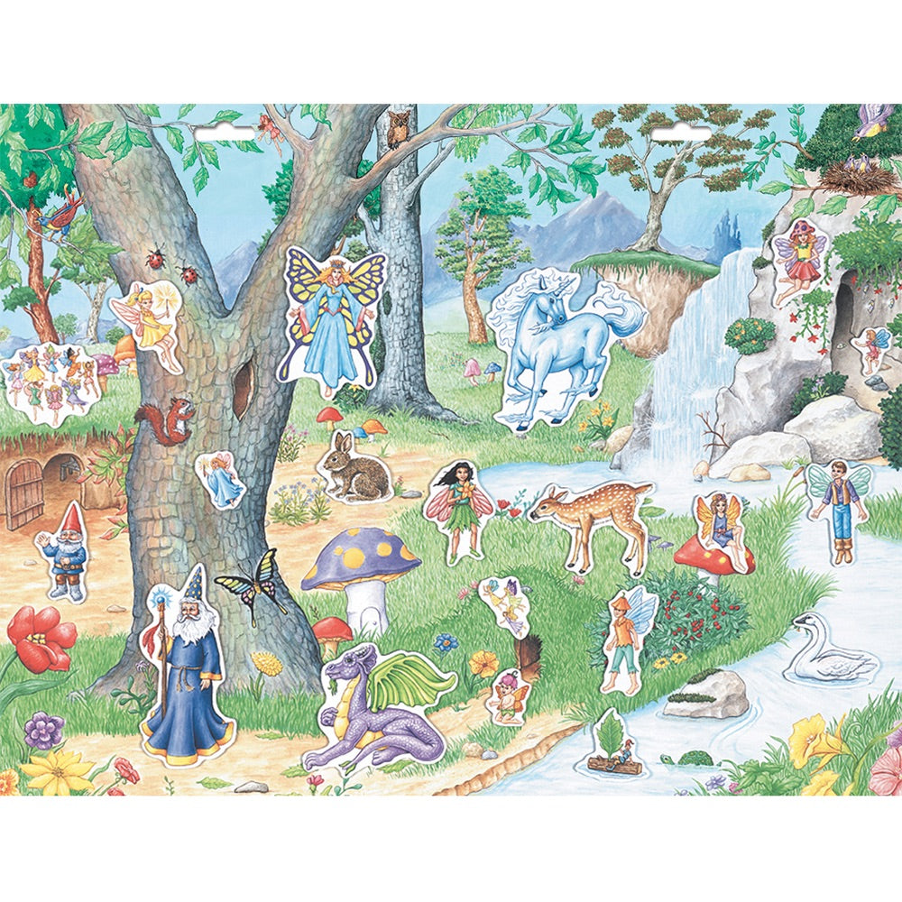 Magnetic Play Scene - Fairies and Other Magical Creatures    