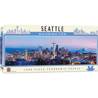Seattle Washington 1000 Piece Panoramic Puzzle    