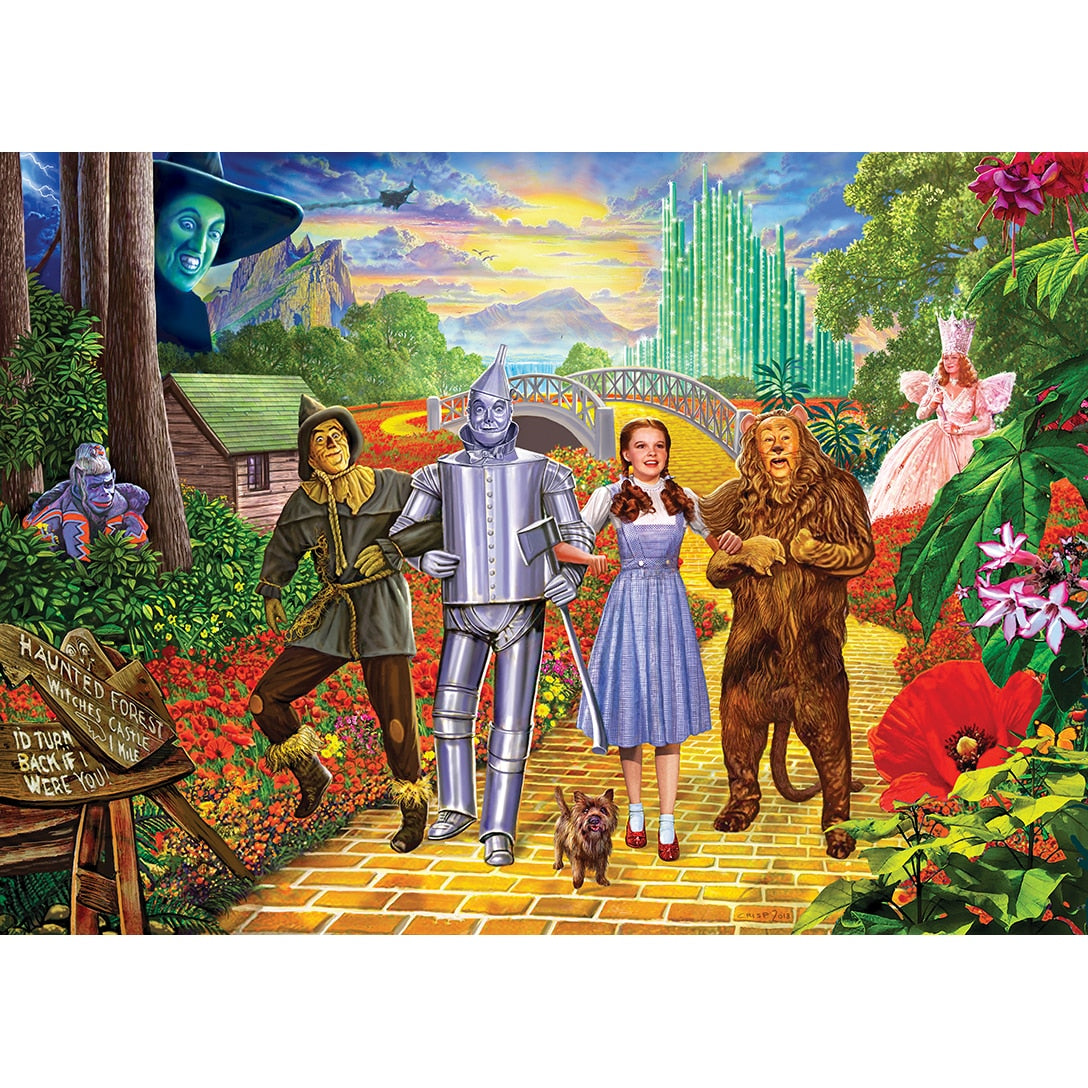 Wizard of Oz - Off To See The Wizard 1000 Piece Puzzle    