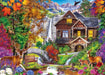 Hidden Falls Retreat Cottage 1000 Piece Puzzle    