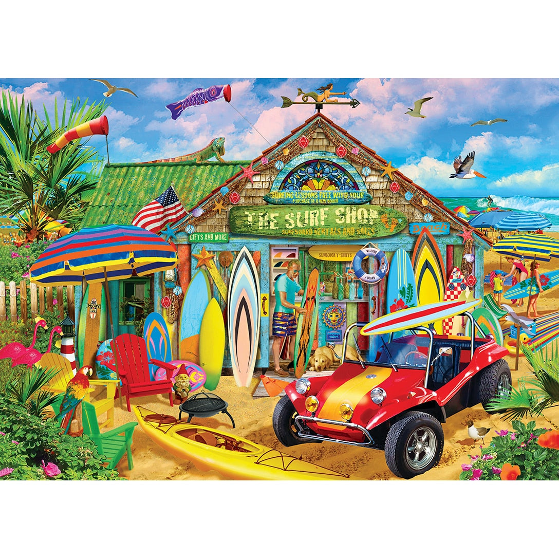 Seek & Find Beach Time Fun 1000 Piece Puzzle    