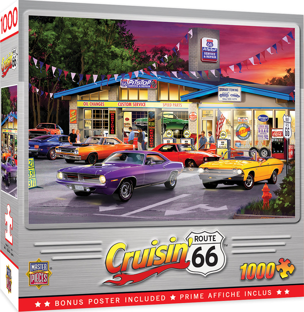 Route 66 Pitstop 1000 Piece Cruisin' Route 66 Puzzle    