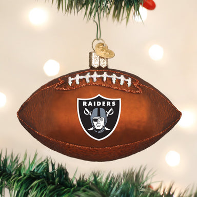Old World Christmas - NFL Oakland Raiders Football Ornament    
