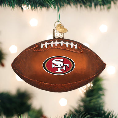 Old World Christmas - NFL SF 49ers Football Ornament    