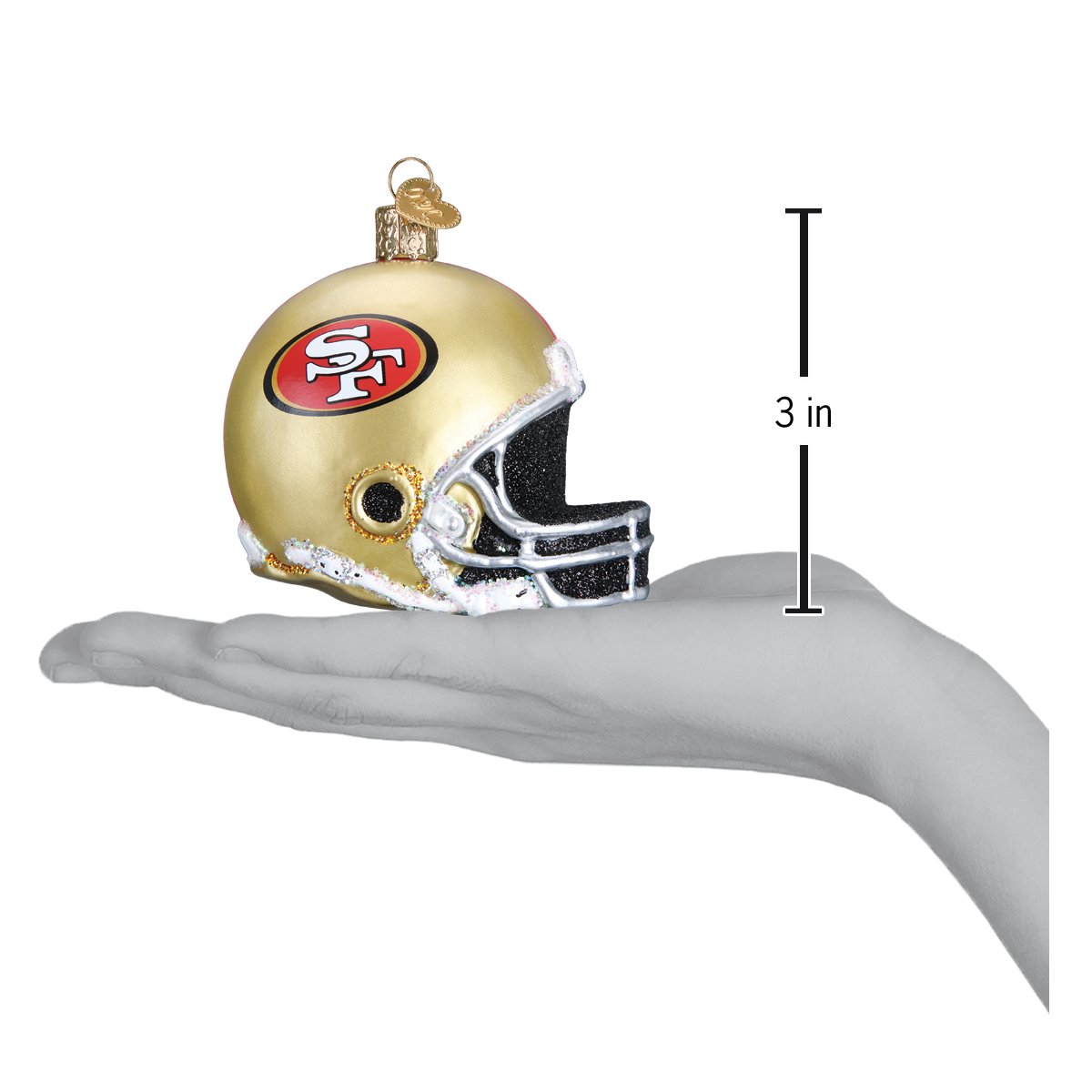 Old World Christmas - SF 49ers Helmet Ornament    