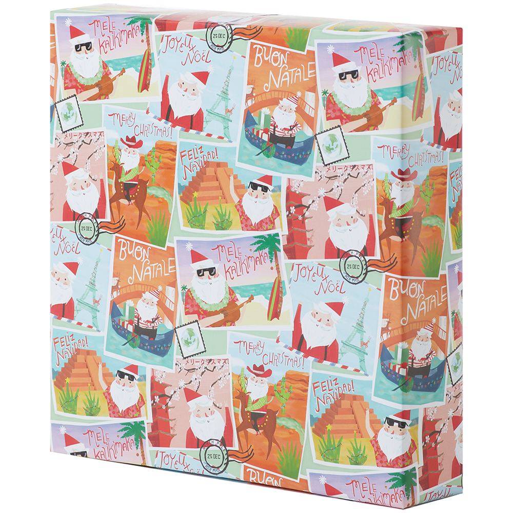 Jumbo Roll Wrapping Paper - Santa's Vacation    