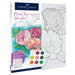 Paint By Number Watercolor Set - Bold Floral    