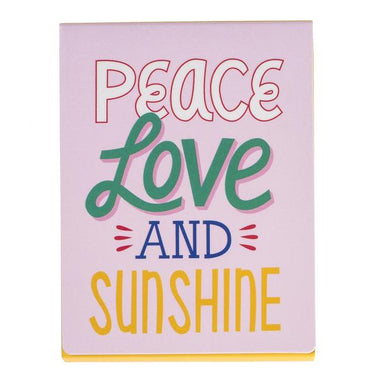 Peace Love and Sunshine - Pocket Note    