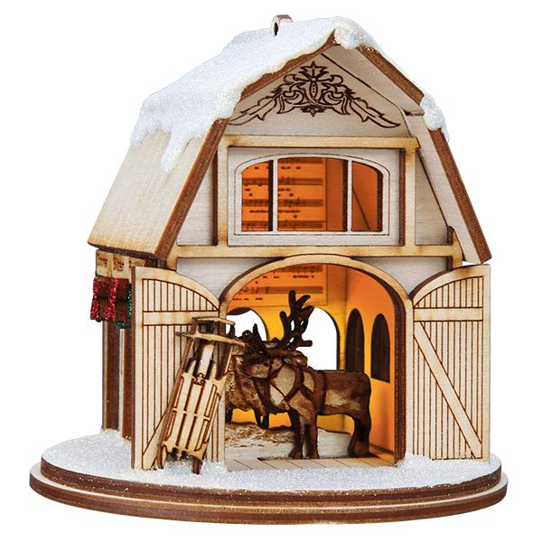 Ginger Cottages - Santa's Reindeer Barn    