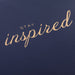 Journal - Stay Inspired - Navy    