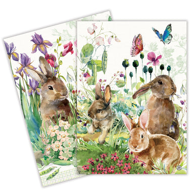 Bunny Meadow Set of 2 Kitchen Towels    