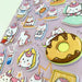 Puffy Unicorn Cats - Nekoni Stickers    