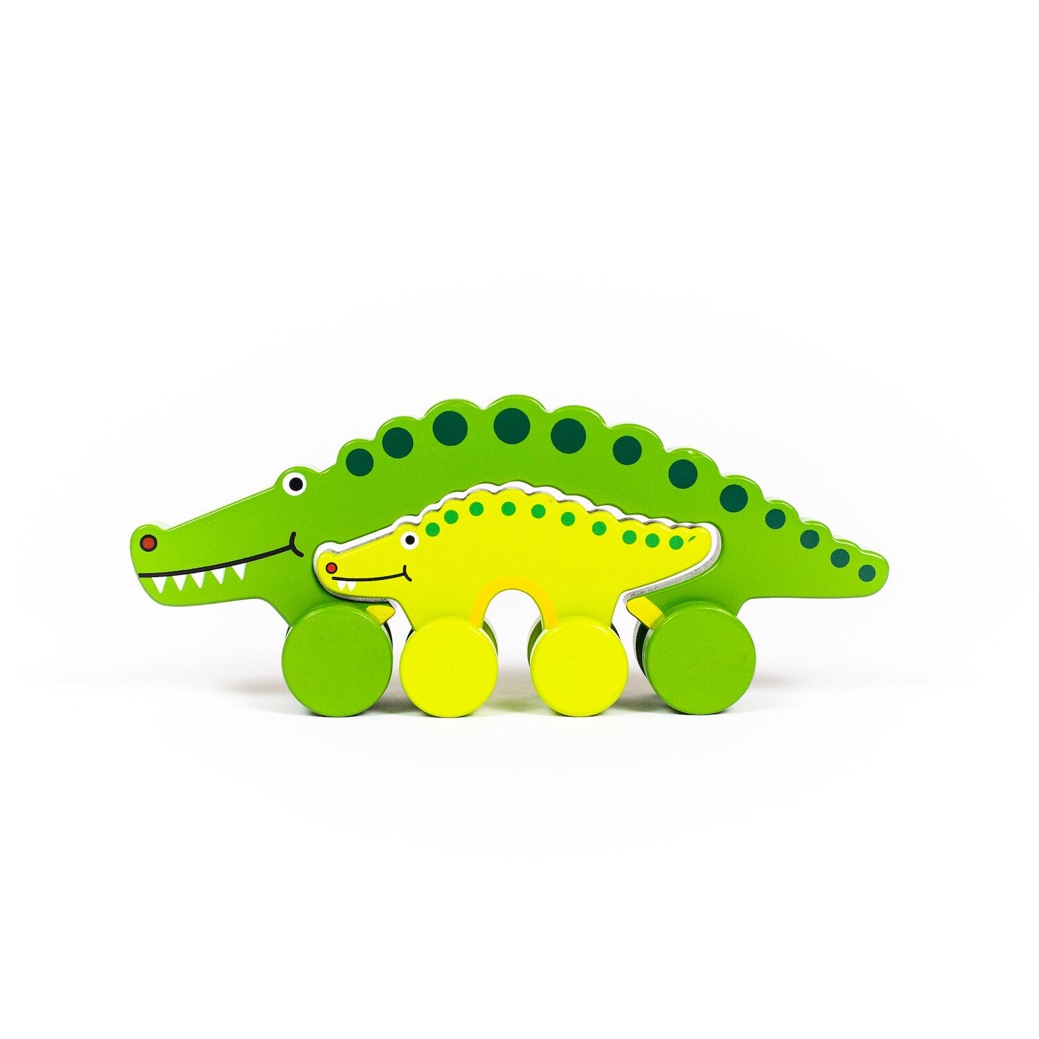 Alligator Big and Little Push Toy    