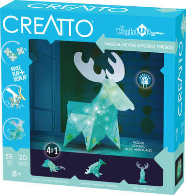 Creatto Moose - LED Light Up Crafting Kit    