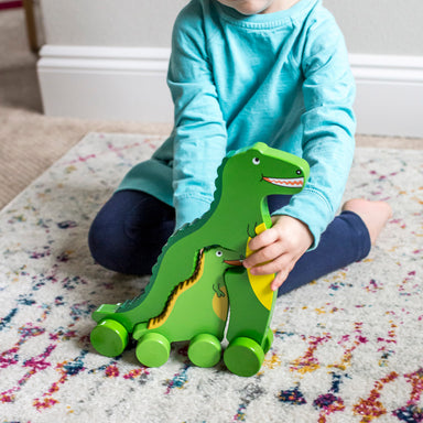 T-Rex Big and Little Push Toy    