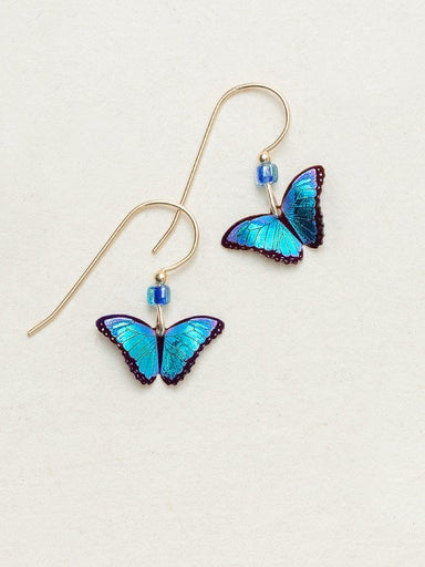 Holly Yashi Petite Bella Butterfly Earrings - Blue Radiance    