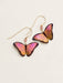Holly Yashi Bella Butterfly Earrings - Living Coral    