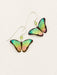 Holly Yashi Bella Butterfly Earrings - Island Green    