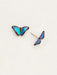 Holly Yashi Petite Bella Butterrfly Post Earrings - Blue Radiance    
