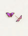 Holly Yashi Petite Bella Butterfly Post Earrings - Ultra Violet    