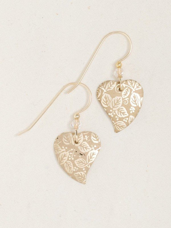 Holly Yashi Healing Heart Earrings - Gold    