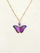 Holly Yashi Bella Butterfly Pendant Necklace - Ultra Violet    