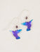 Holly Yashi Hummingbird Earrings - Purple    