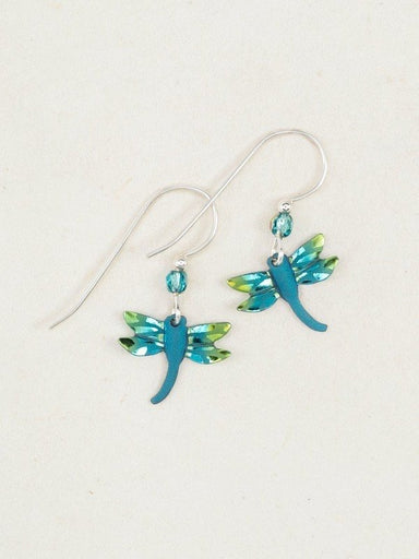 Holly Yashi Dragonfly Earrings - Teal    