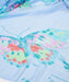 Scarf Butterflies And Grass In Blue    