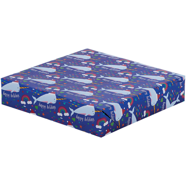 Jumbo Roll Wrapping Paper - Narwhaliday Dreams    