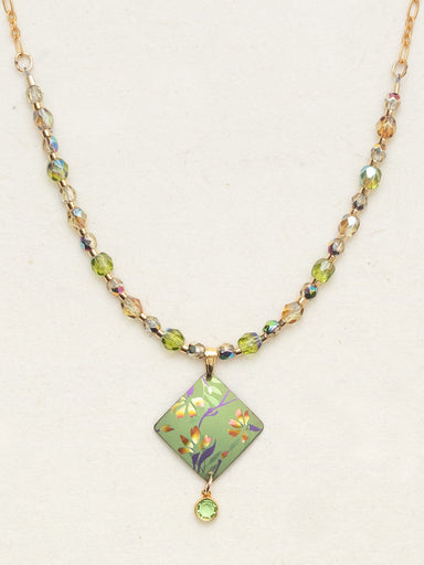 Holly Yashi Garden Sonnet Beaded Necklace - Green    